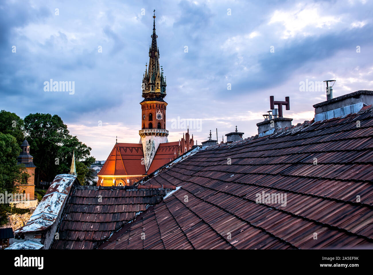 Cracovie - vieille ville - Pologne Banque D'Images