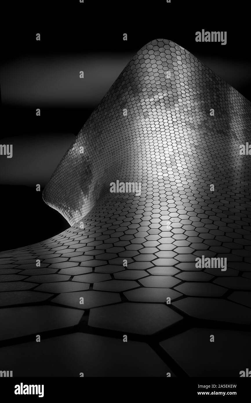 La Soumaya art museum à Mexico, Mexique. Banque D'Images