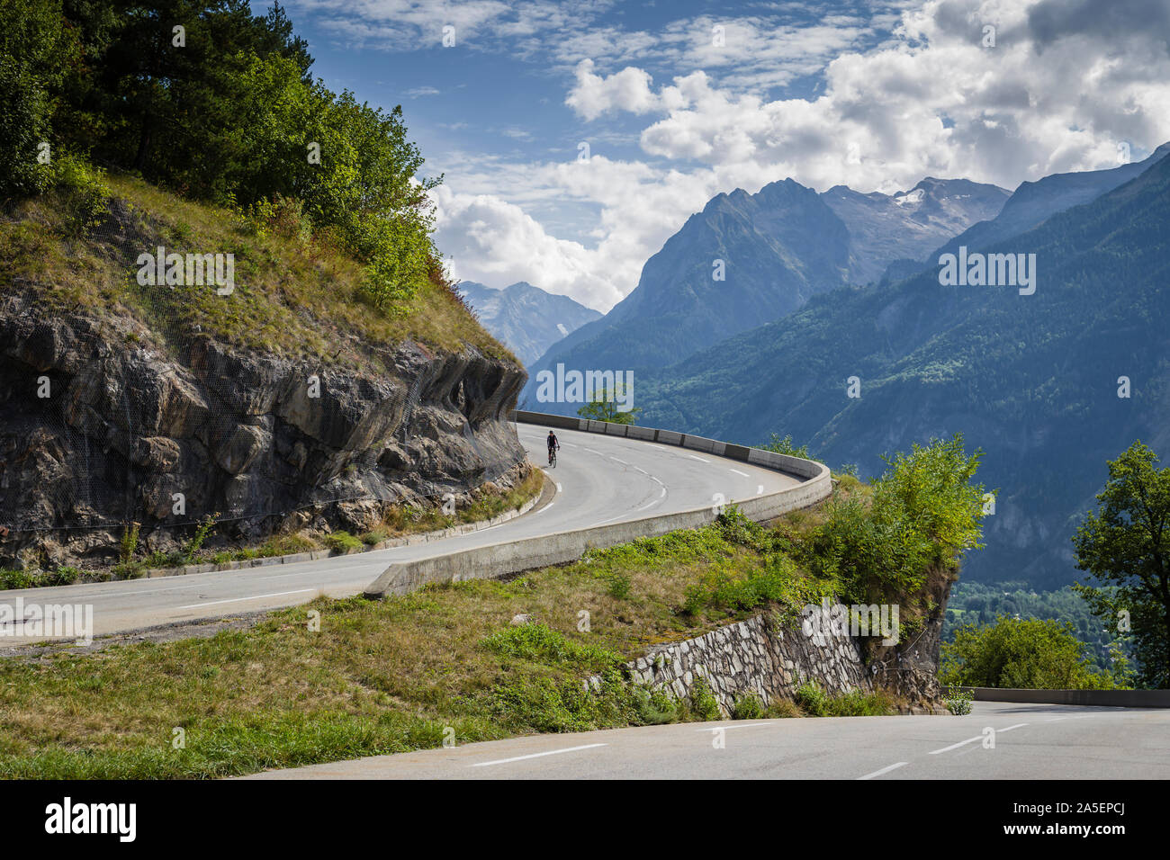 Alpe d'huez, France. Banque D'Images