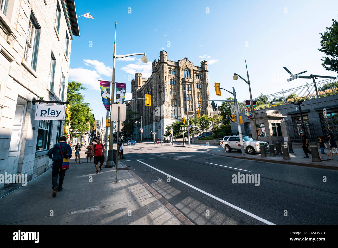 Rues de Otawwa, Canada Banque D'Images