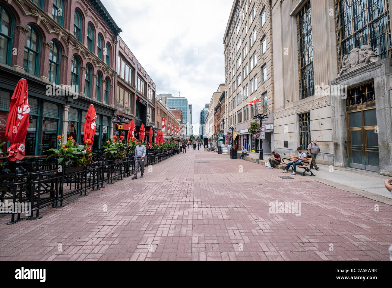 Rues de Otawwa, Canada Banque D'Images