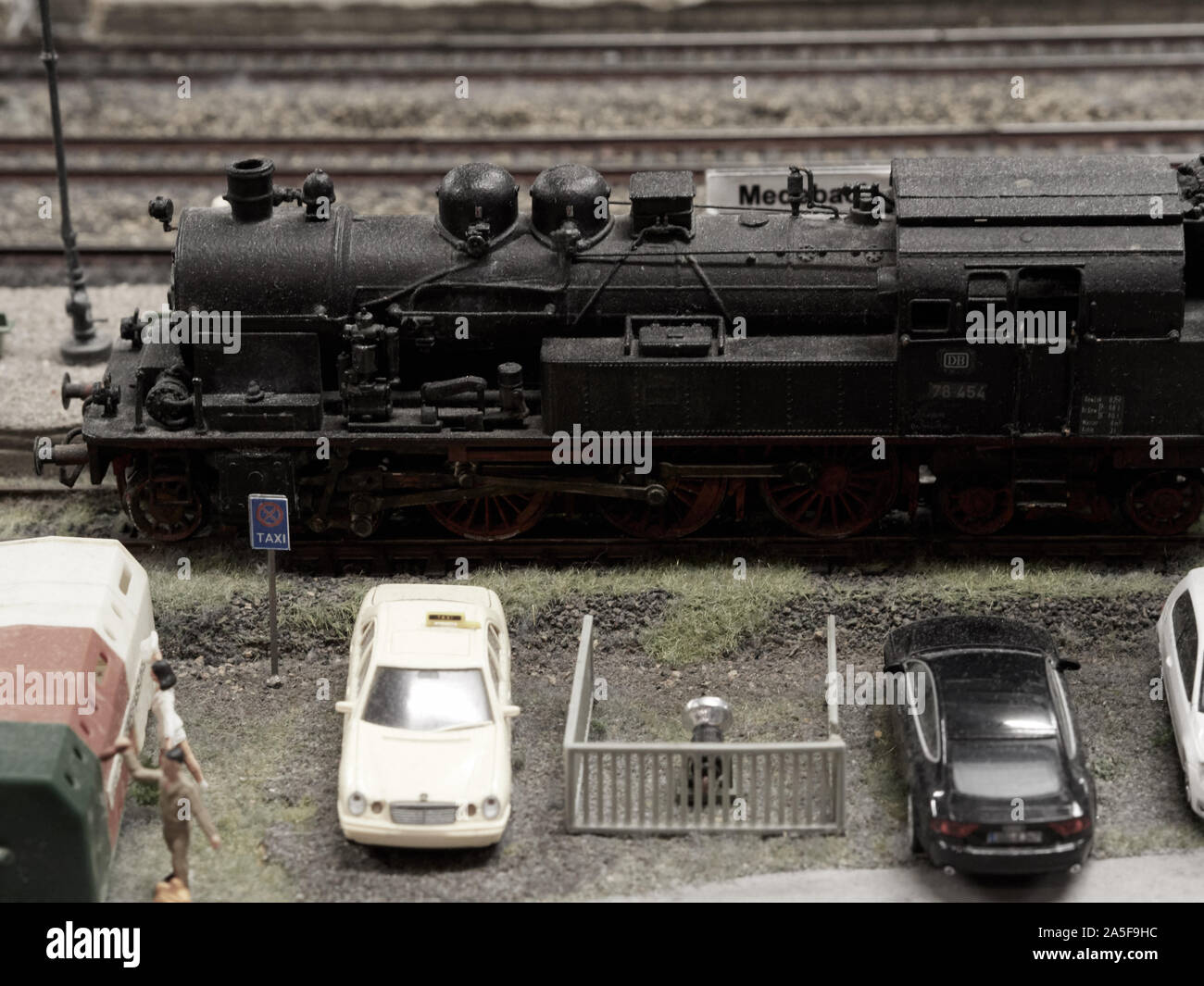 Monde miniature plein de photos de Hambourg Banque D'Images