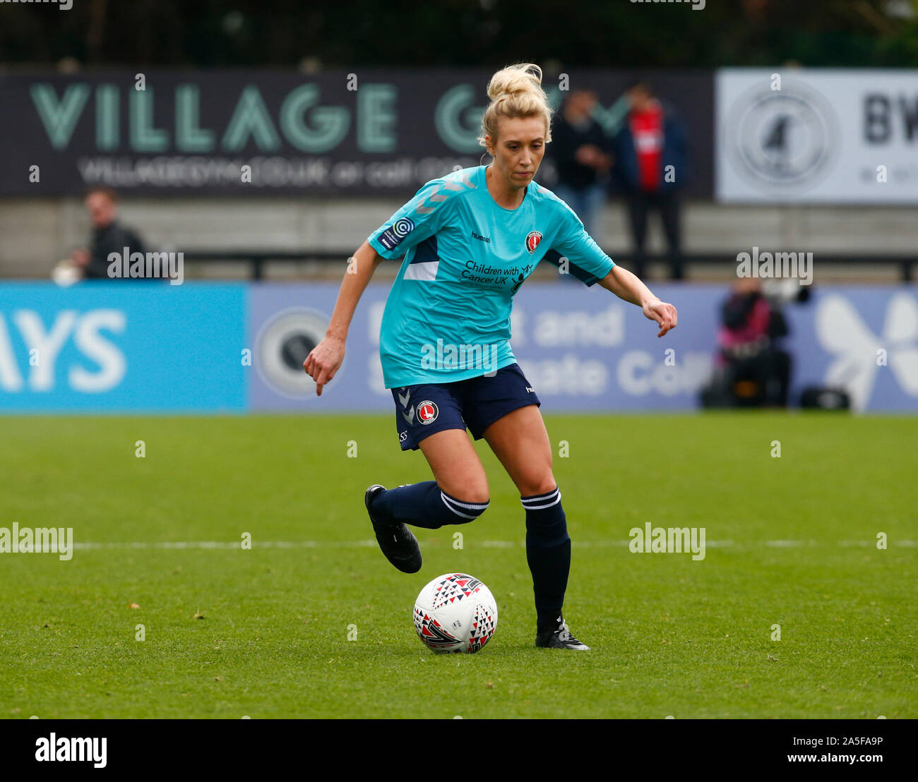 Boreham Wood (Royaume-Uni). 20 Oct, 2019. Manchester, Angleterre - 20 OCTOBRE : Charlotte Kerr de Charlton Athletic Femmes pendant FA WSL Pneus Continental Cup Groupe un match entre les femmes du sud de l'Arsenal et Charlton Athletic Women at Meadow Park Stadium le 20 septembre 2019 à Borehamwood, Angleterre : Crédit photo Action Sport/Alamy Live News Banque D'Images