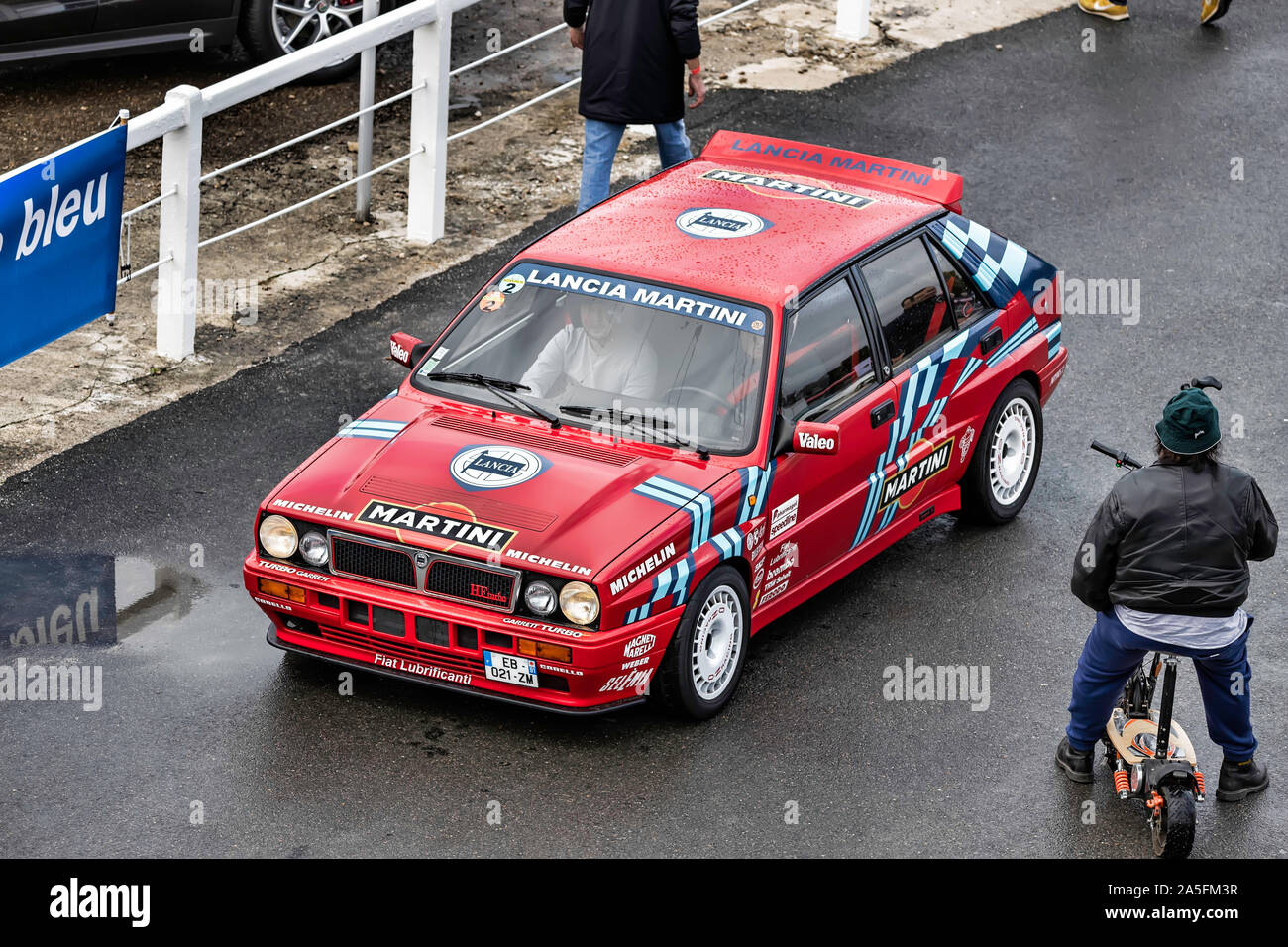 La France, de Linas-Montlhéry. 19 Oct, 2019. Rencontre italienne 2019, l'Autodrome de Linas-Montlhéry le circuit mythique de Linas-Montlhéry, en France. Banque D'Images