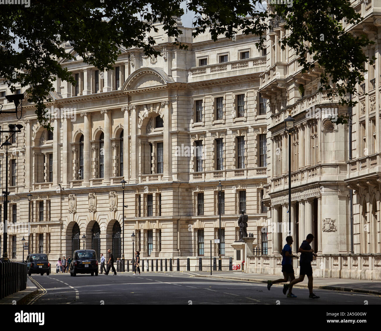 Horse Guards Avenue, Londres Banque D'Images