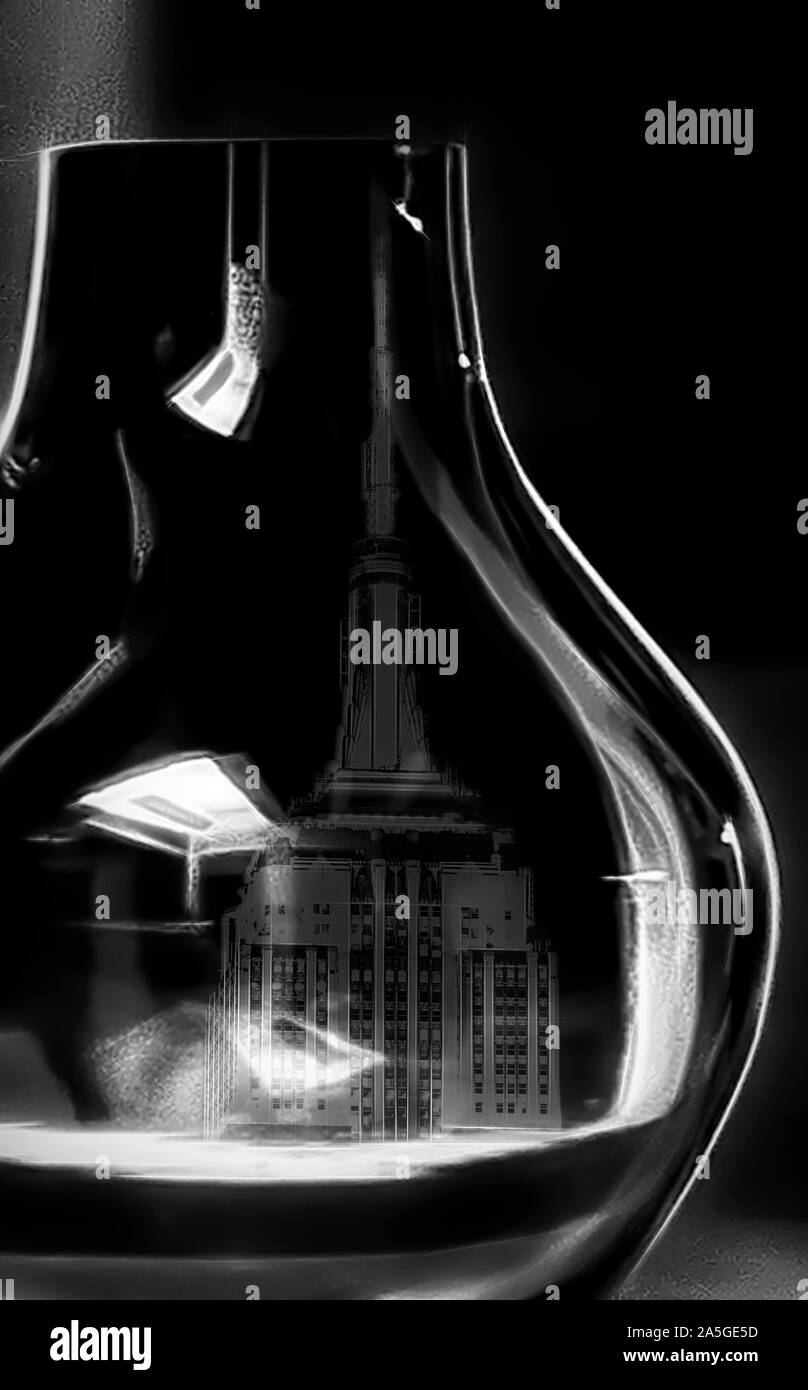 L'Empire State Building Banque D'Images