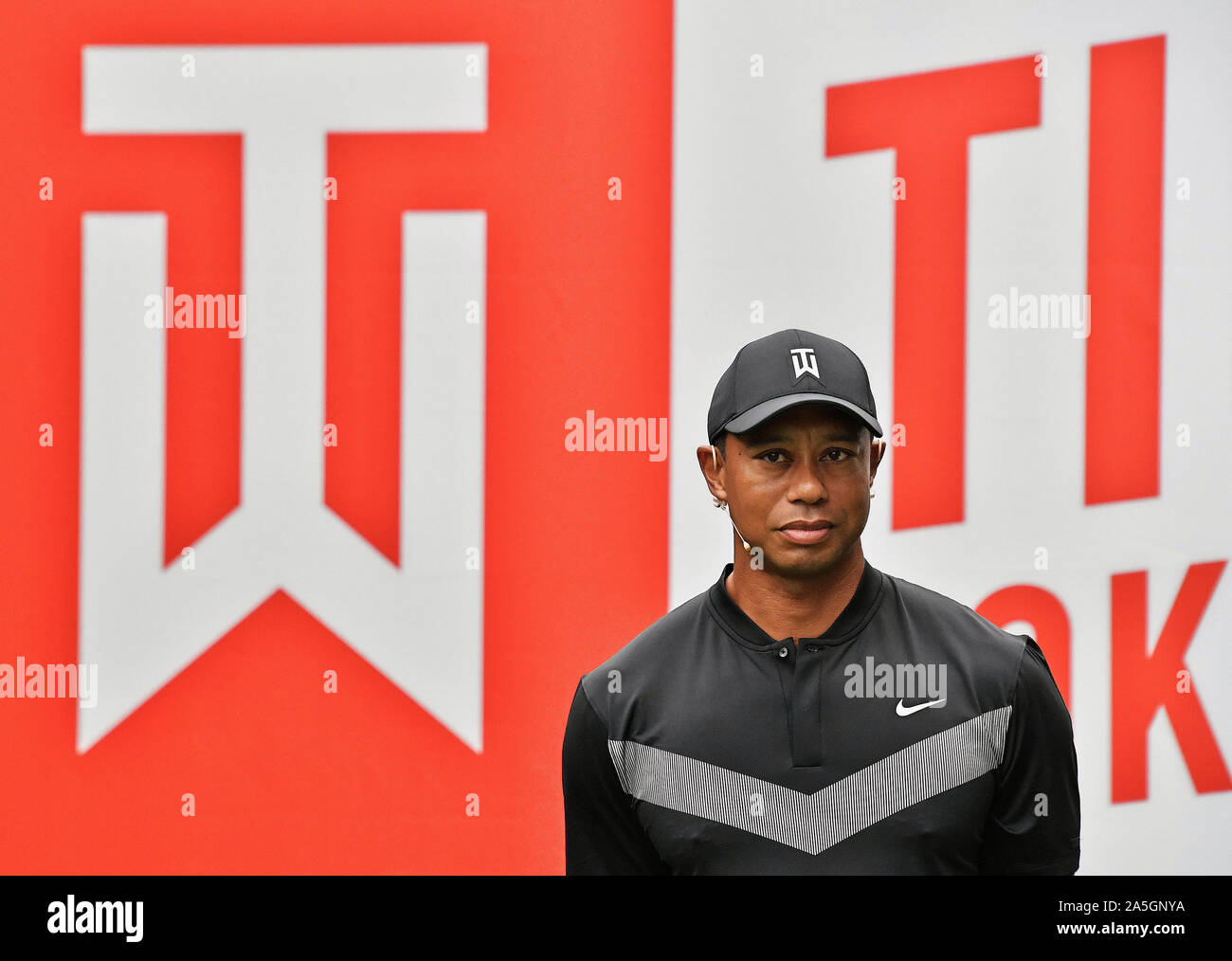 Tokyo, Japon. 20 Oct, 2019. Tiger Woods assiste à la 'Tiger' est de retour à l'atelier de l'Université Meiji à Tokyo, Japon, le 20 octobre 2019. Credit : AFLO/Alamy Live News Banque D'Images