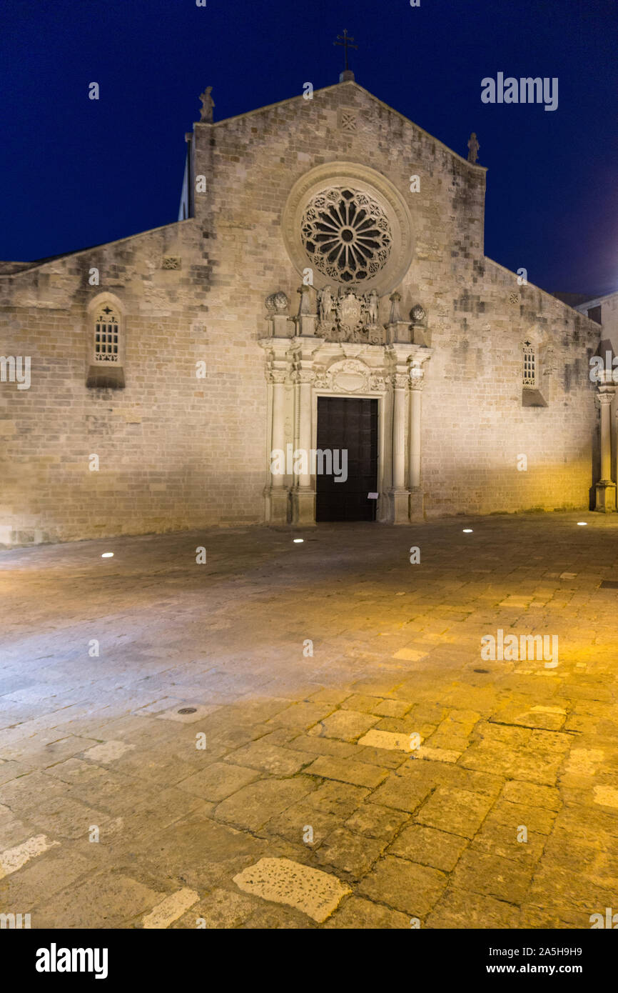 Italie, Pouilles, d'Otranto, cathédrale Santa Maria Annunziata. Banque D'Images