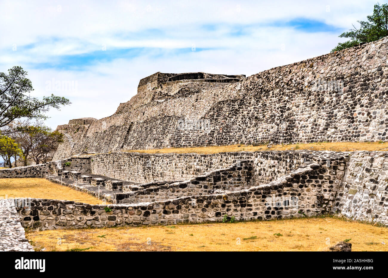 Site archéologique de Xochicalco au Mexique Banque D'Images