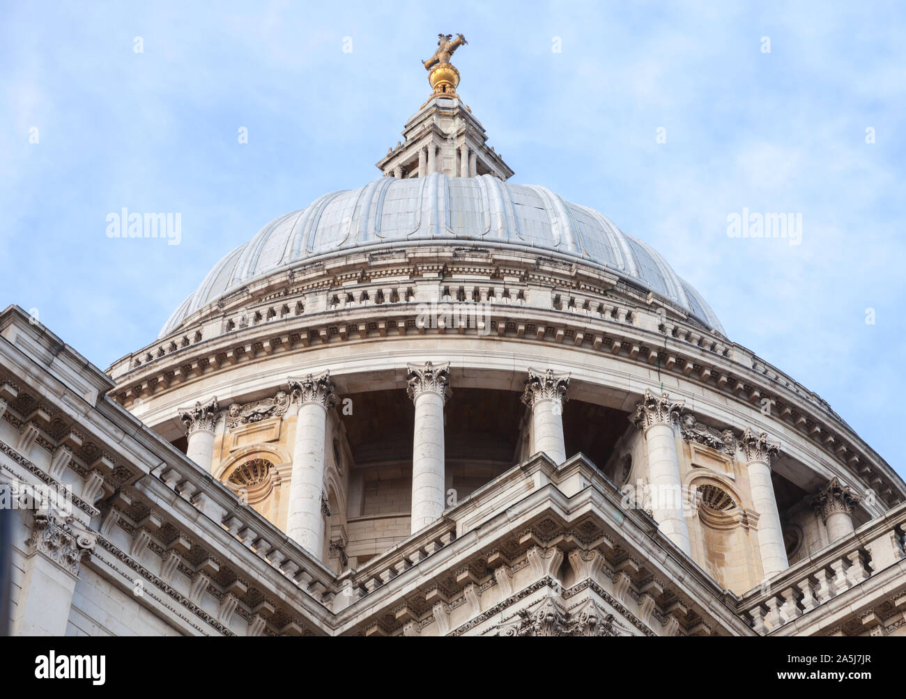 Coupole de la Cathédrale St Paul, Londres, Royaume-Uni Banque D'Images