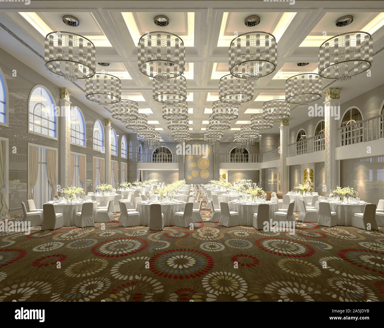 3D render of Hotel salle de réunion Banque D'Images