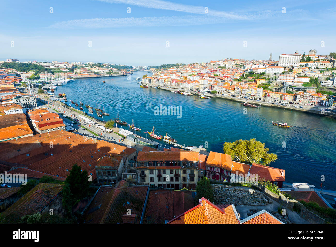 Ville de Porto et de Vila Nova de Gaia, Ponte Luiz I Le Nord du Portugal Banque D'Images