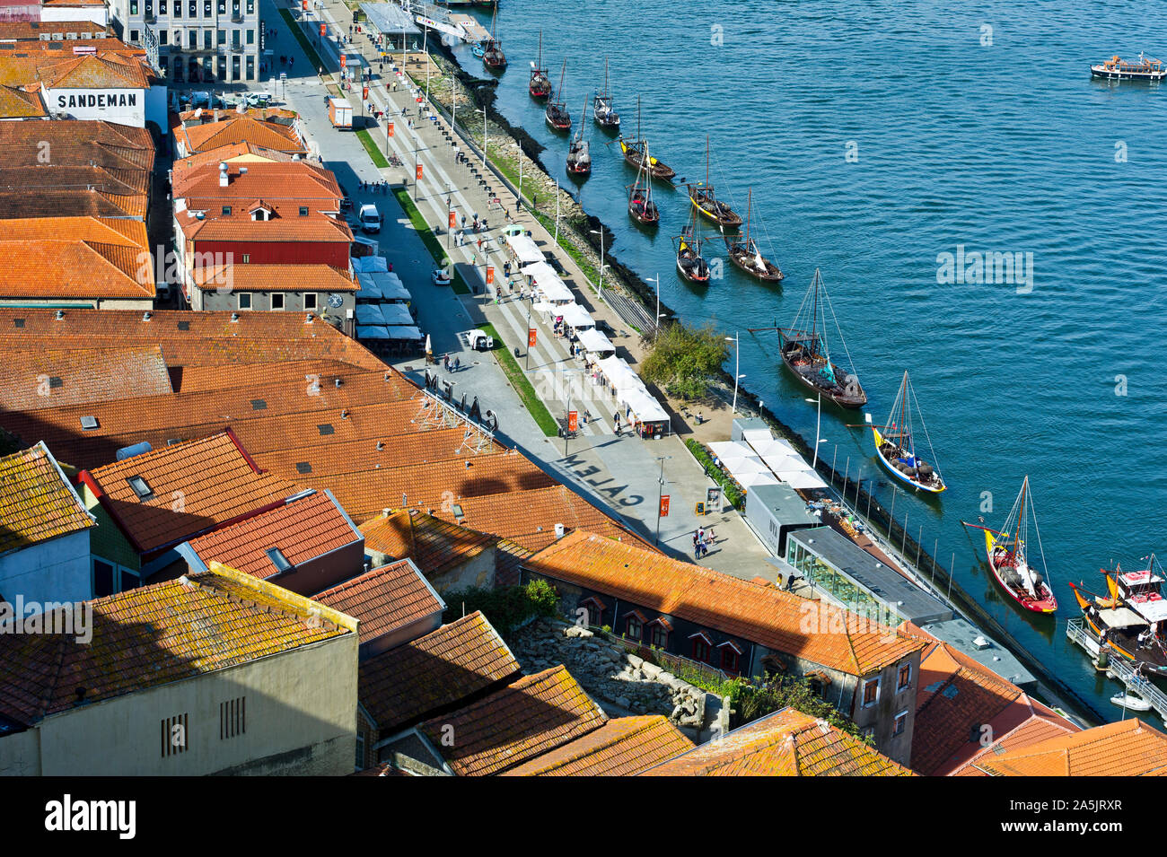 Ville de Porto et de Vila Nova de Gaia, Ponte Luiz I Le Nord du Portugal Banque D'Images