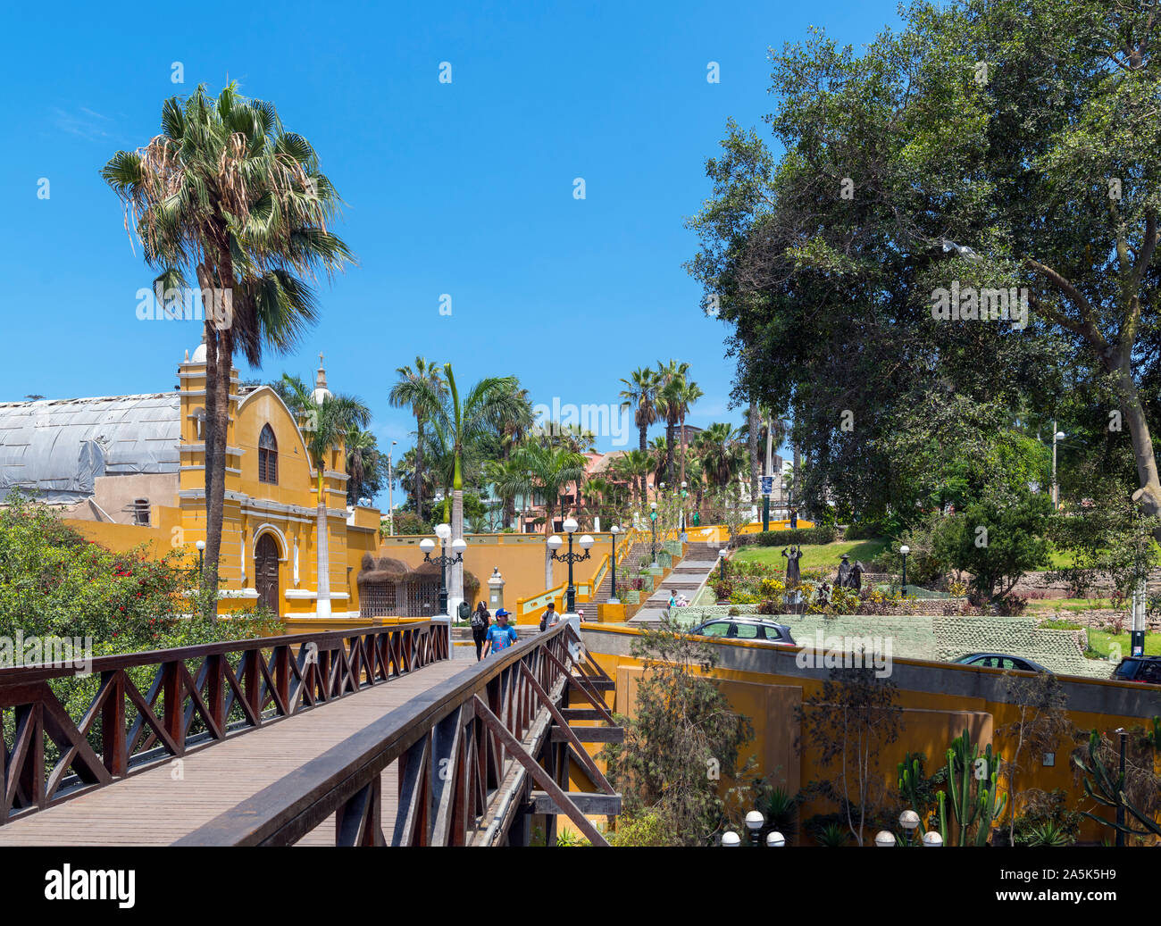 Puente de los Suspiros dans le district de Barranco, Lima, Pérou, Amérique du Sud Banque D'Images