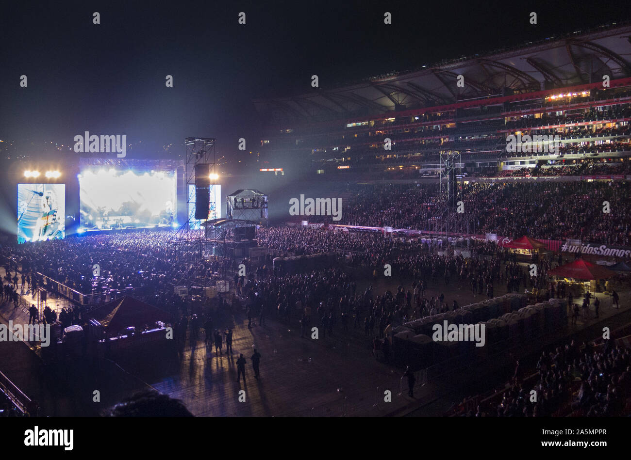 Octobre 21, 2019, Tijuana, Baja California, Mexique : Le groupe rock Guns N' Roses joue sur scène pendant un concert sur leur le pas dans cette vie d' à l'Estadio Caliente. (Crédit Image : © Alfred KC/Zuma sur le fil) Banque D'Images