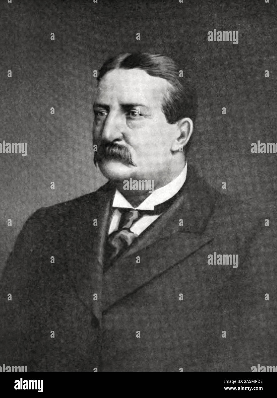 Alexander John McKenzie (1851-1922) était un politicien au début dans le Dakota du Nord. Comme le national républicain spécialisés du Dakota du Nord, il réalise une machine politique couronnée de succès, et a été appelé "senateur-bouilloire." Il fut très influent dans le Dakota du Nord et dans les pays voisins, Montana et du Minnesota. Il a fait de la prison pour corruption. Cette photo vers 1900 Banque D'Images