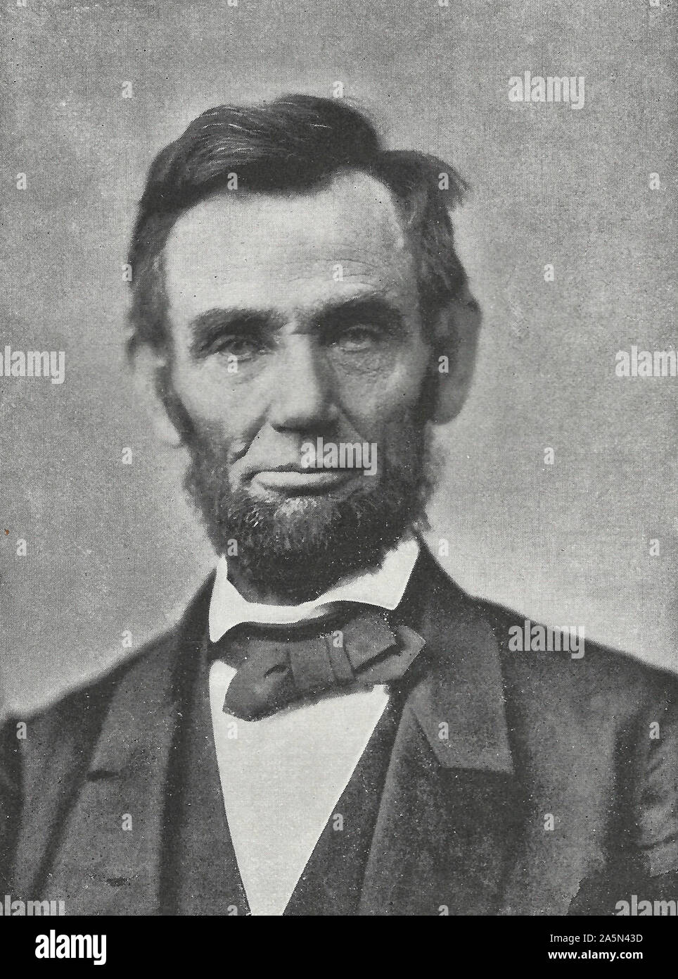 Le président Abraham Lincoln en 1864 Banque D'Images