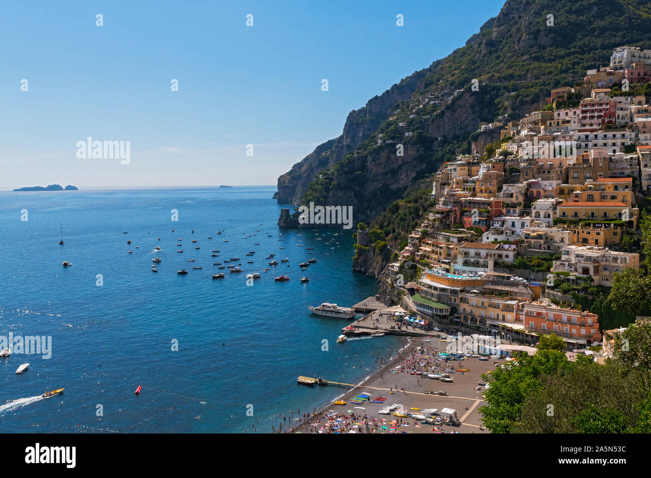 Positano, Italie Banque D'Images