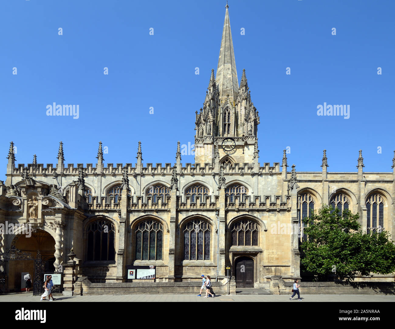 Église de l'Université St Mary the Virgin à Oxford en Angleterre Banque D'Images