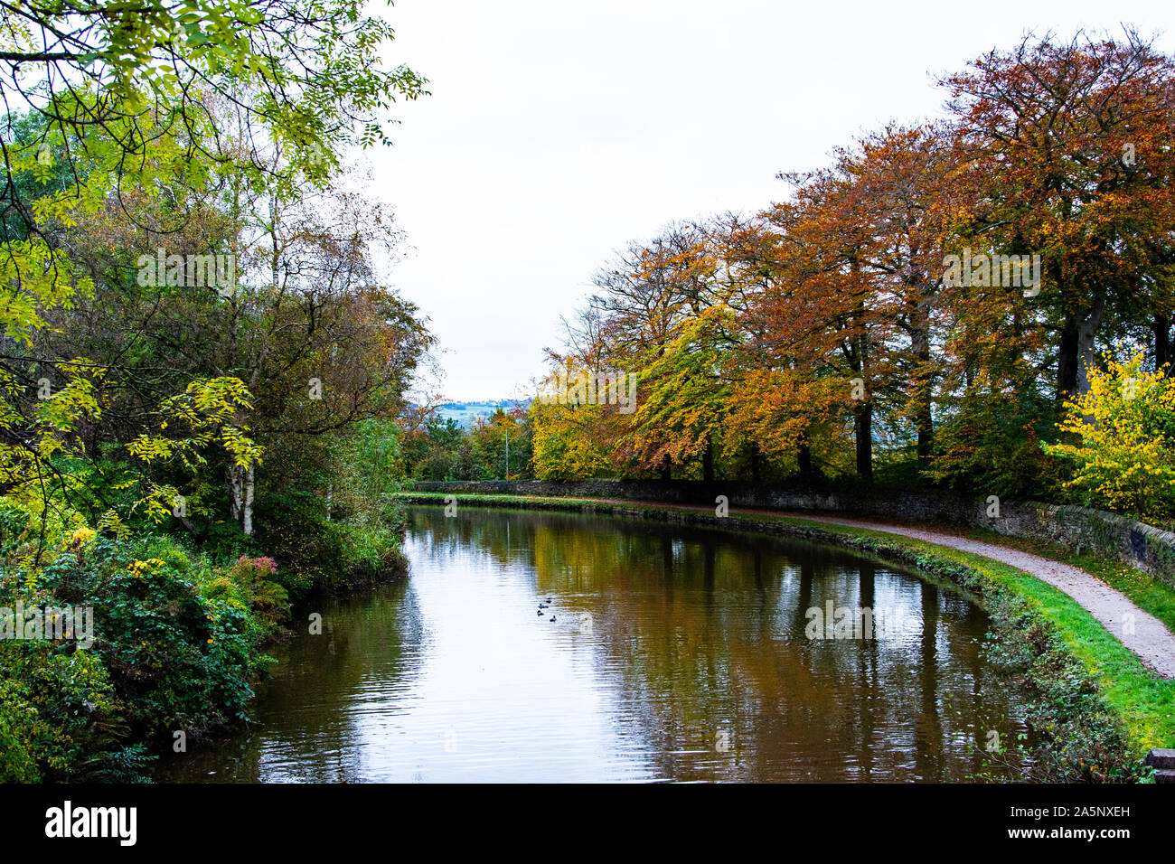 Marple, Stockport, Cheshire, 22 octobre 2019, l'automne à Marple Locks, Athina Angleterre Banque D'Images