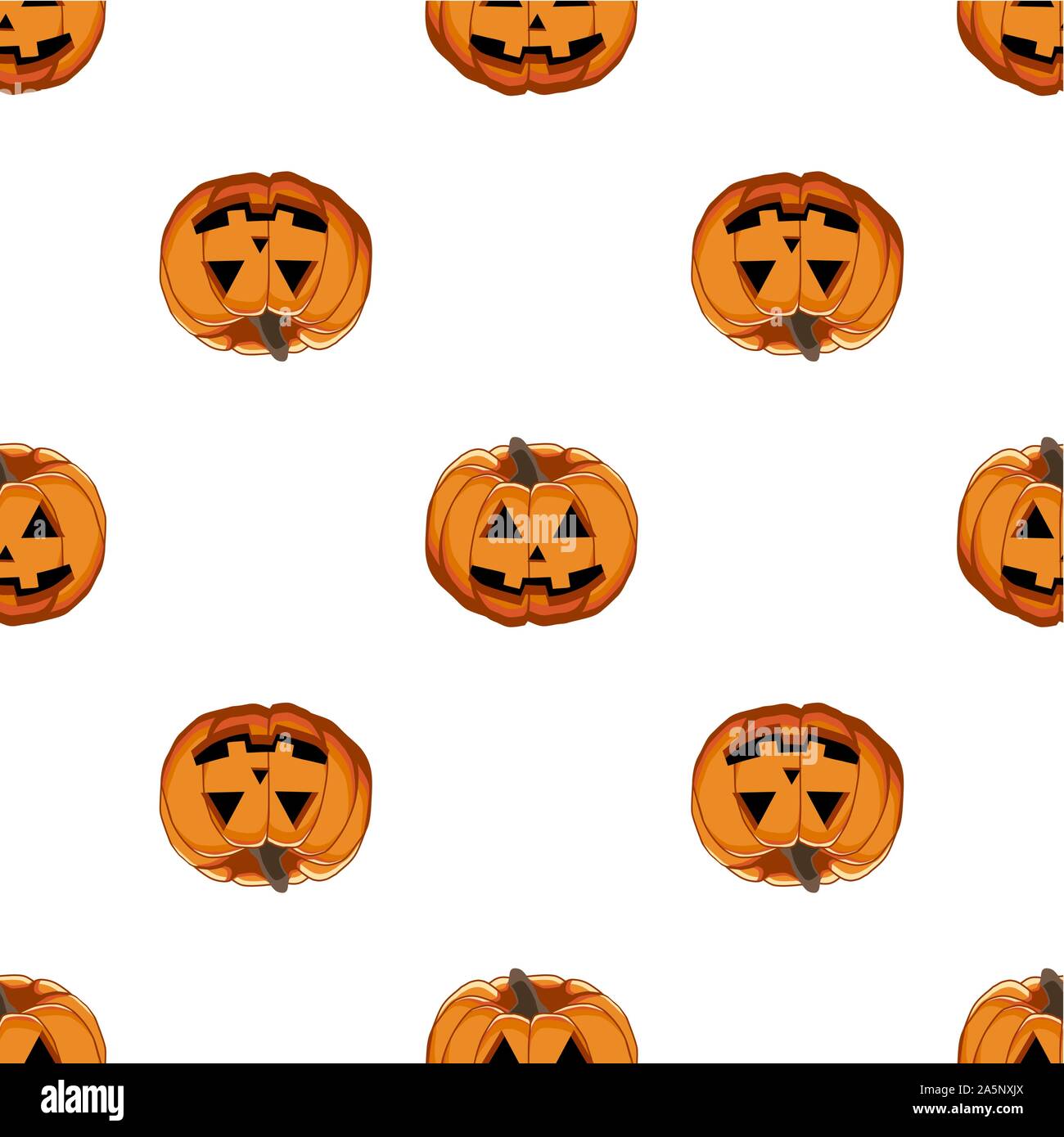 Illustration sur le thème grand motif coloré Halloween, citrouille orange transparent. Une collection est constituée de la citrouille, à l'accessoire Hallowee Illustration de Vecteur