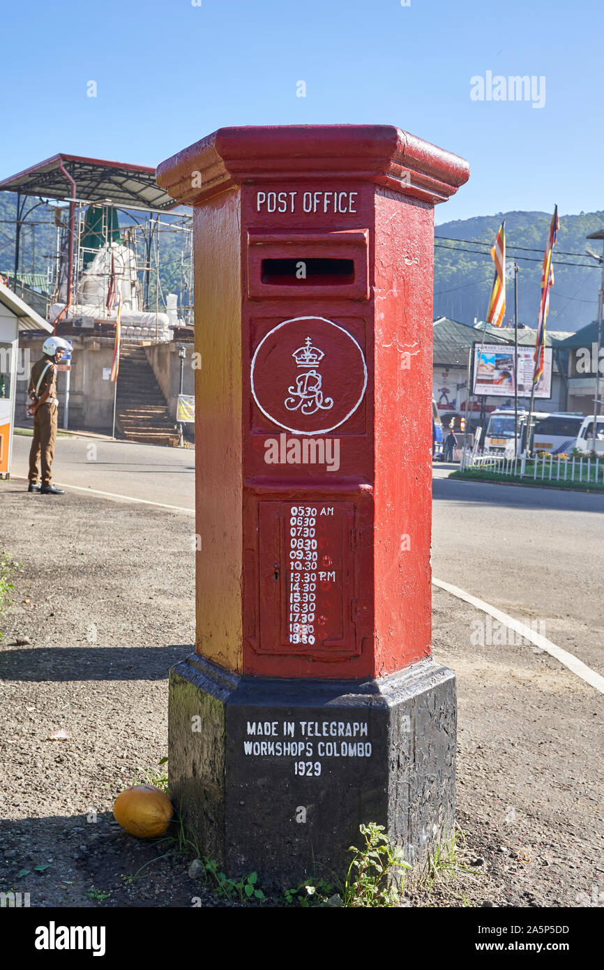 Bureau de poste Nuwara Eliya Ceylon/Sri Lanka Banque D'Images