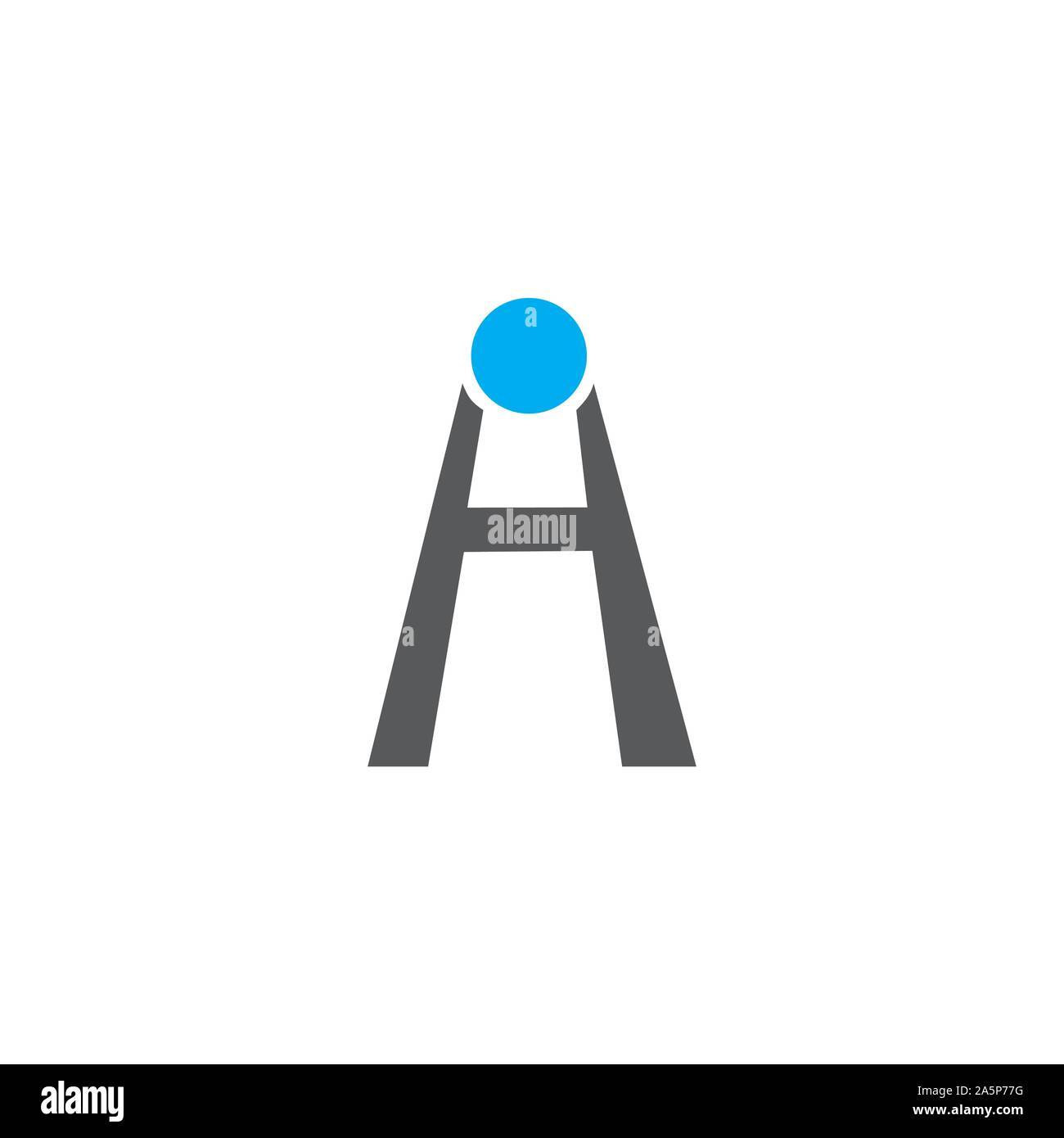 De bain logo Vector. L'icône de l'échelle. Le développement de l'emblème. Illustration de Vecteur