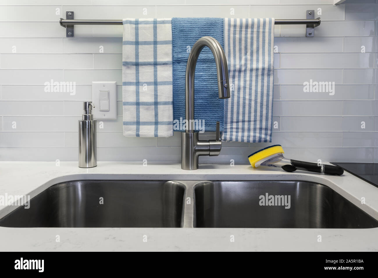 Évier de cuisine Banque D'Images