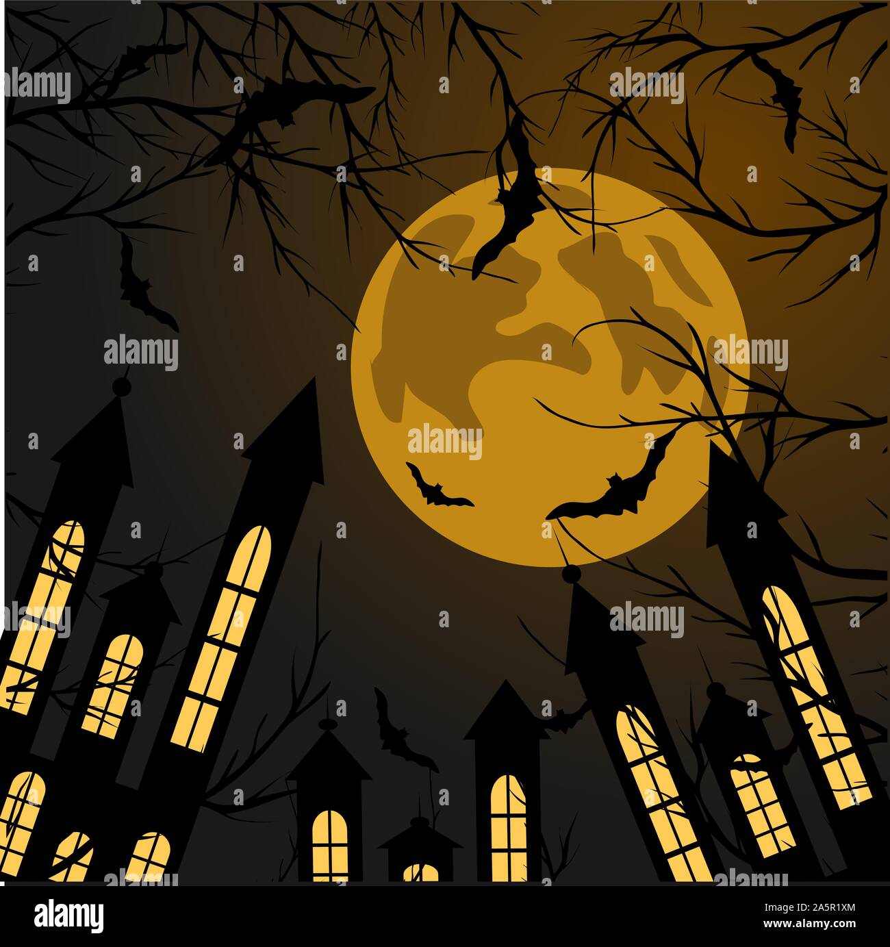 Halloween, grande conception pour tout usage. Cute halloween. Parti d'octobre. Caractère fantôme. Table en bois Illustration de Vecteur