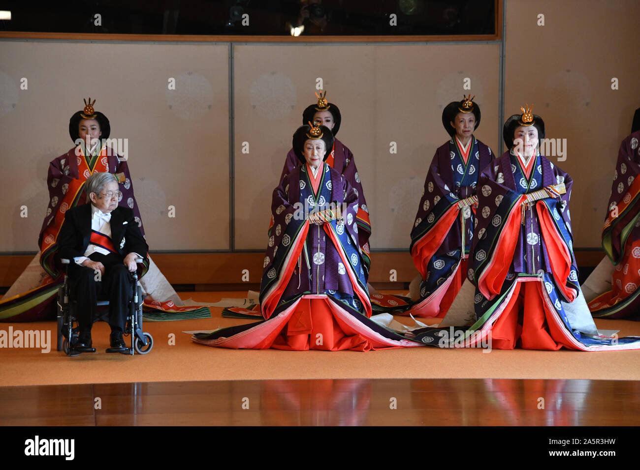 Cérémonie d'intronisation de l'empereur héritier Naruhito du Japon à Tokyo, Japon. Photo : Patrick van Katwijk | Piscine Banque D'Images