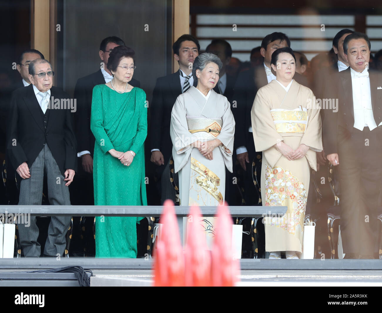 Cérémonie d'intronisation de l'empereur héritier Naruhito du Japon à Tokyo, Japon. Photo : Patrick van Katwijk | Piscine Banque D'Images