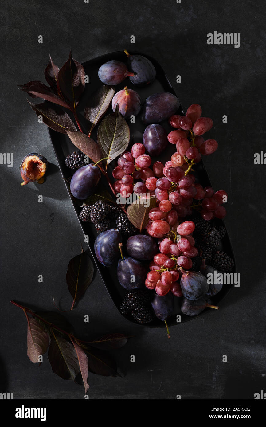 Plateau de fruits Banque D'Images