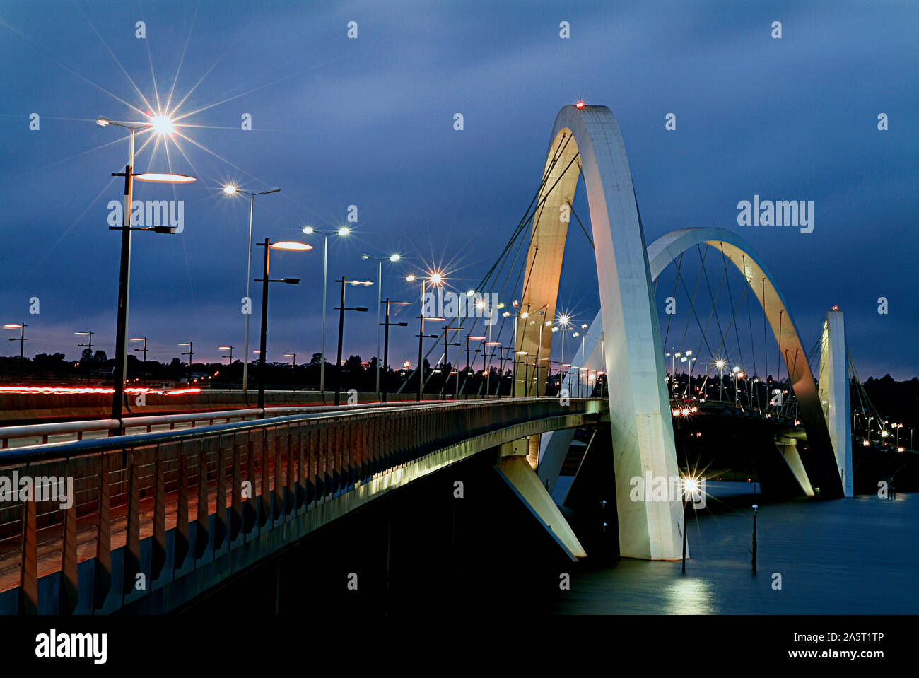 Juscelino Kubitschek bridge, Brasilia, DF, Brésil Banque D'Images