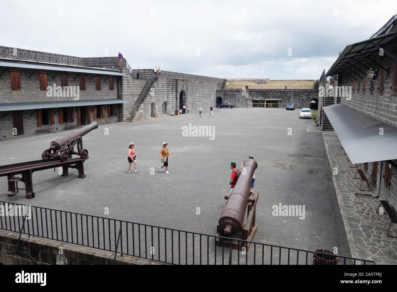 Citadelle de Port Louis Maurice ; aka Citadel Fort Adélaïde, une forteresse espagnole du 16ème siècle modifié ultérieurement par les français au 17e siècle. Banque D'Images