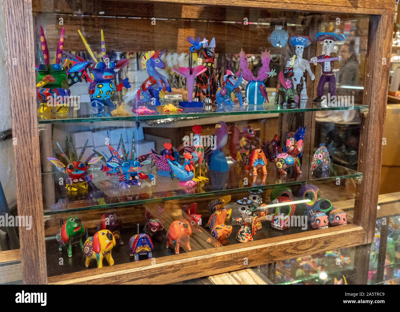 Sculptures d'art populaire mexicain Banque D'Images
