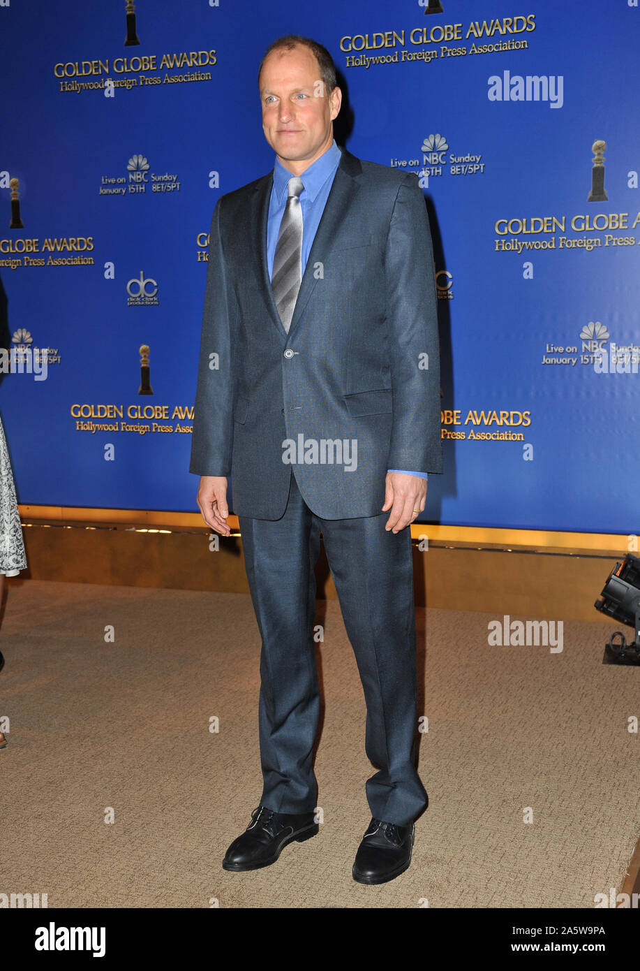 LOS ANGELES, CA. 15 décembre 2011 : Woody Harrelson à l'annonce des nominations pour les Golden Globe Awards 2012 au Beverly Hilton Hotel. © 2012 Paul Smith / Featureflash Banque D'Images
