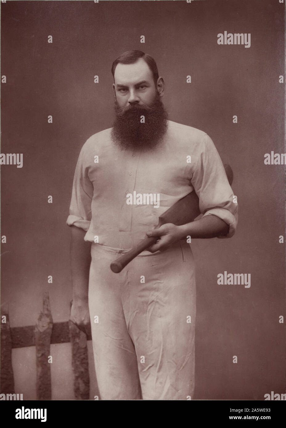 Dr WG Grace(William Gilbert Grace),Gloucester Comté,London,et l'Angleterre Banque D'Images