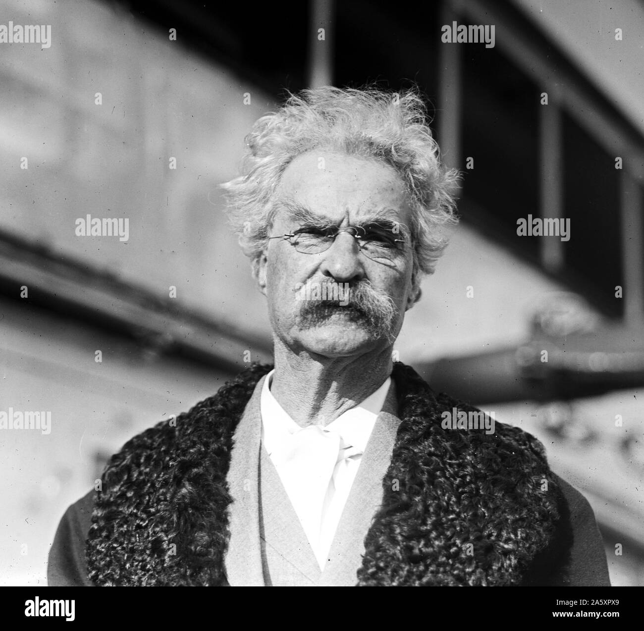 Samuel Clemens ca 1909 (Mark Twain) Banque D'Images