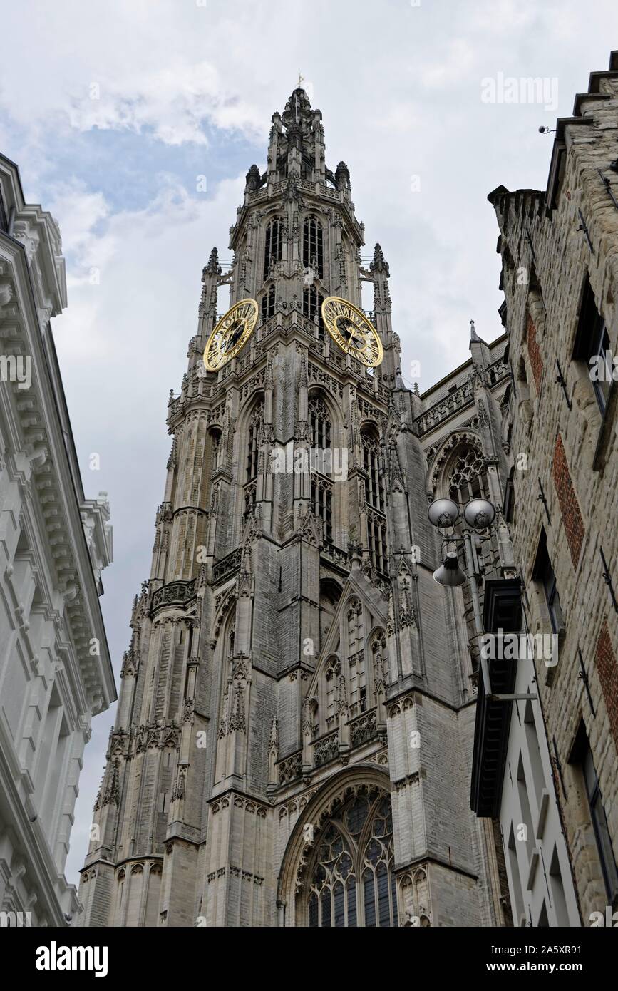 Cathédrale de Notre Dame, Anvers, Vlaanderen, Belgique Banque D'Images