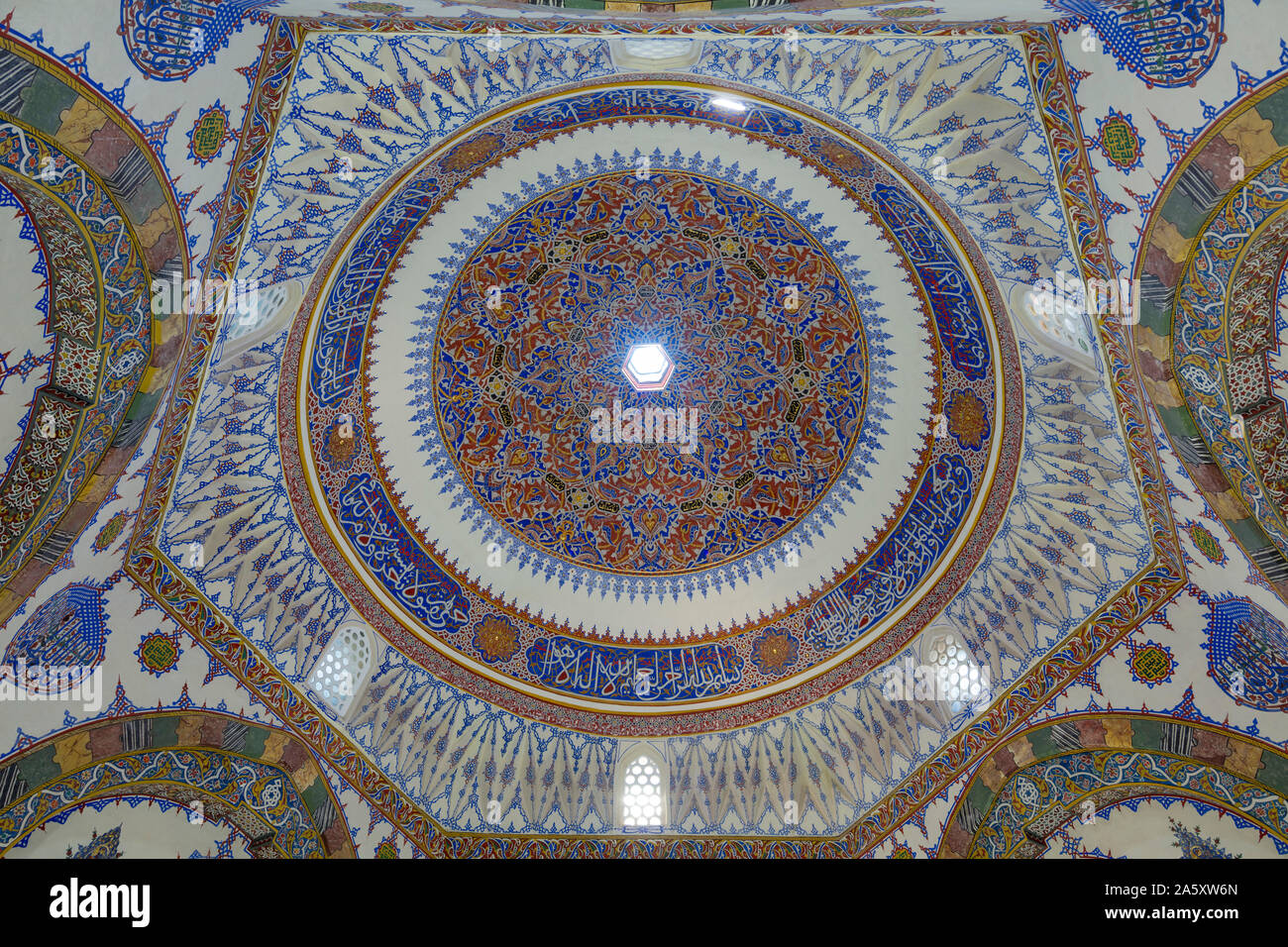 Intérieur du mausolée du prince Mustafa et Cem Sultan, Bursa, Turquie Banque D'Images