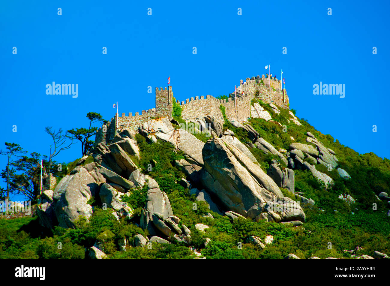 Château des Maures - Sintra - Portugal Banque D'Images