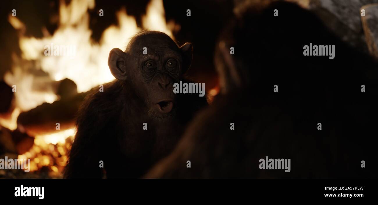 La guerre pour la Planète des Singes Année : 2017 USA Réalisateur : Matt Reeves Steve Zahn Banque D'Images