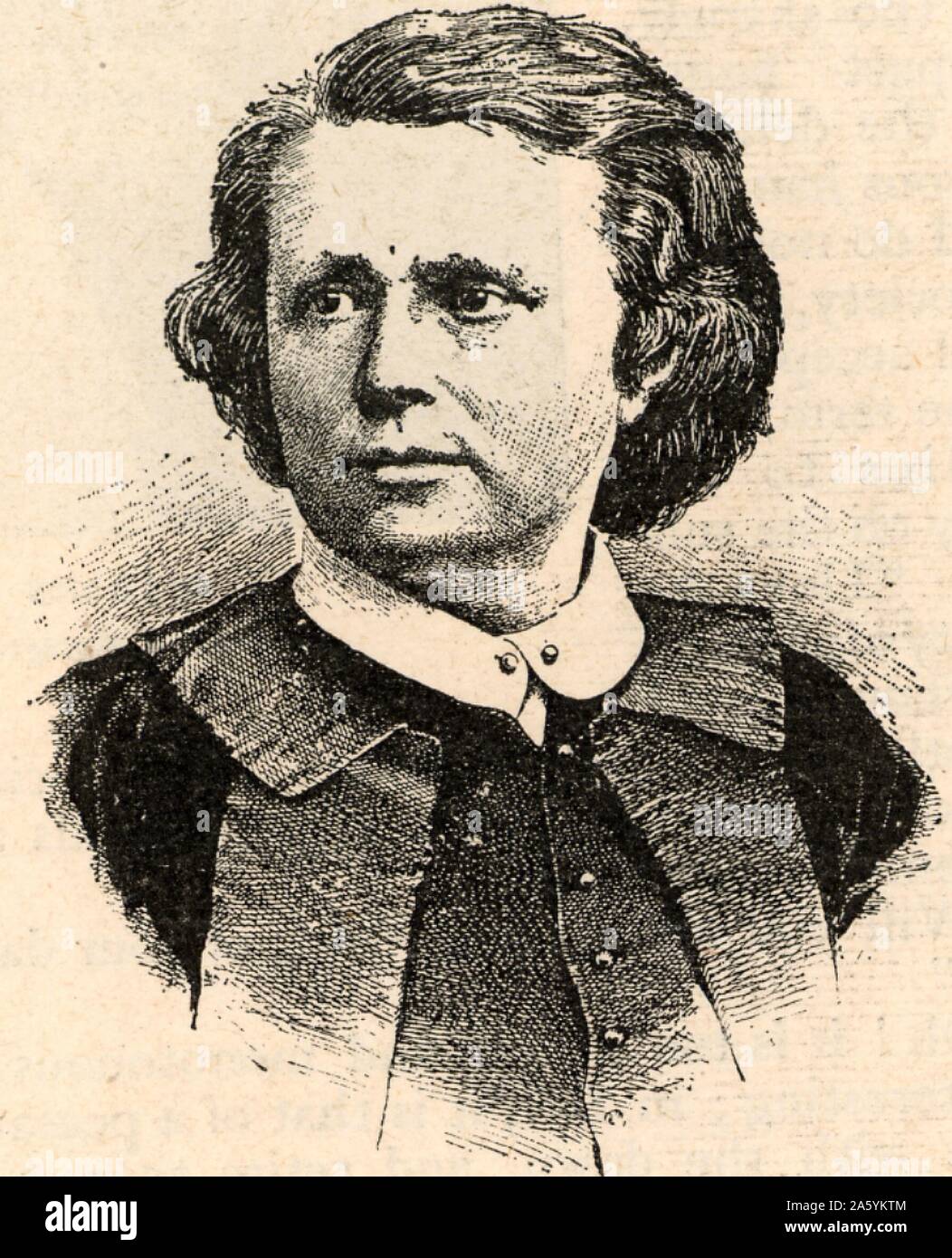 Rosa Bonheur (1822-1899) peintre réaliste français, notamment d'animaux, et sculpteur, né à Bordeaux. La gravure. Banque D'Images