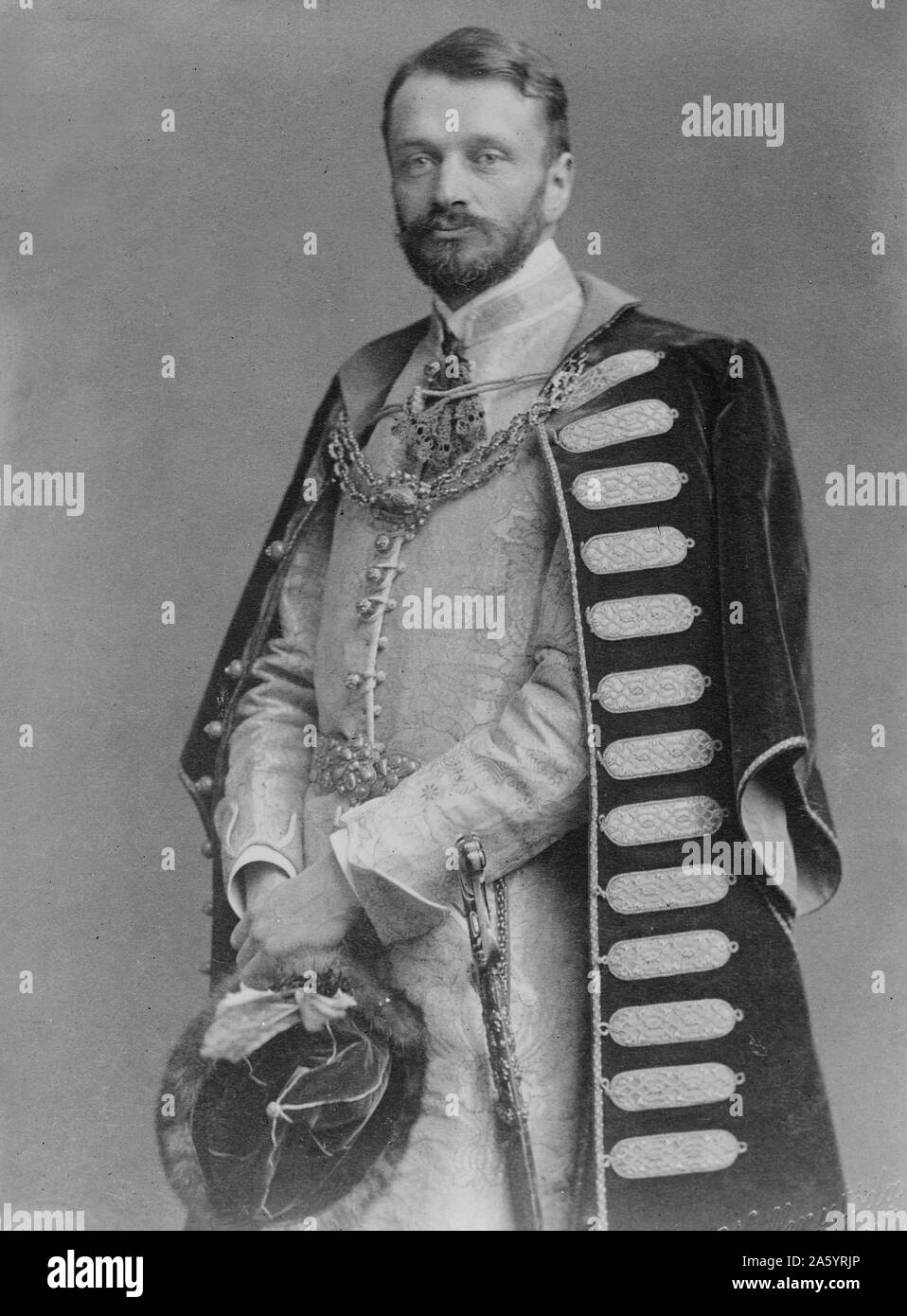 Comte Gyula Andrássy (8 mars 1823 - 18 février 1890) était un homme d'État hongrois, qui a servi comme Premier Ministre de la Hongrie (1867Ñ1871) et par la suite en tant que Ministre des affaires étrangères de l'Autriche-Hongrie (1871Ñ1879). Banque D'Images