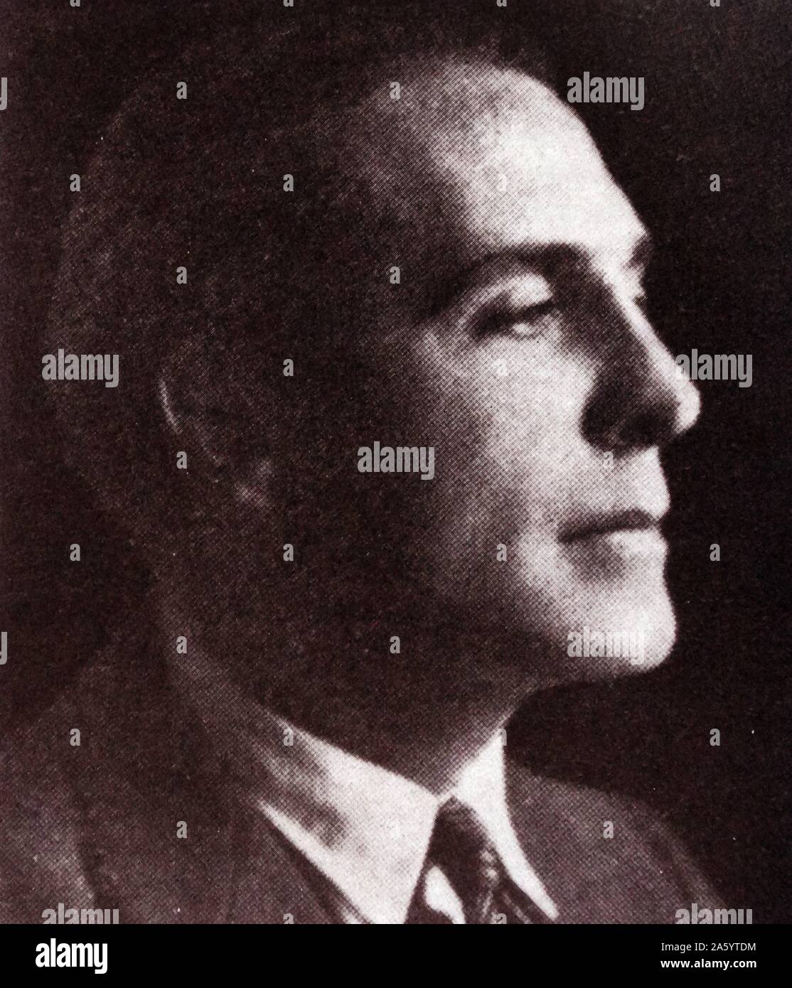 Félix de Pomés (1889 - 1969) l'espagnol d'escrime et l'acteur du film. Banque D'Images