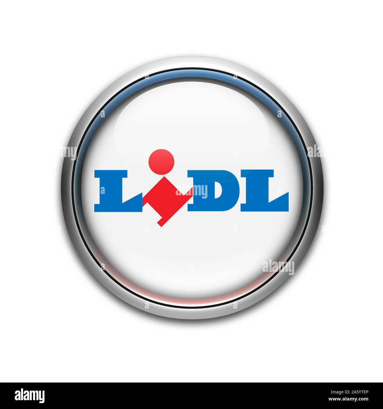 Logo de Lidl Banque D'Images