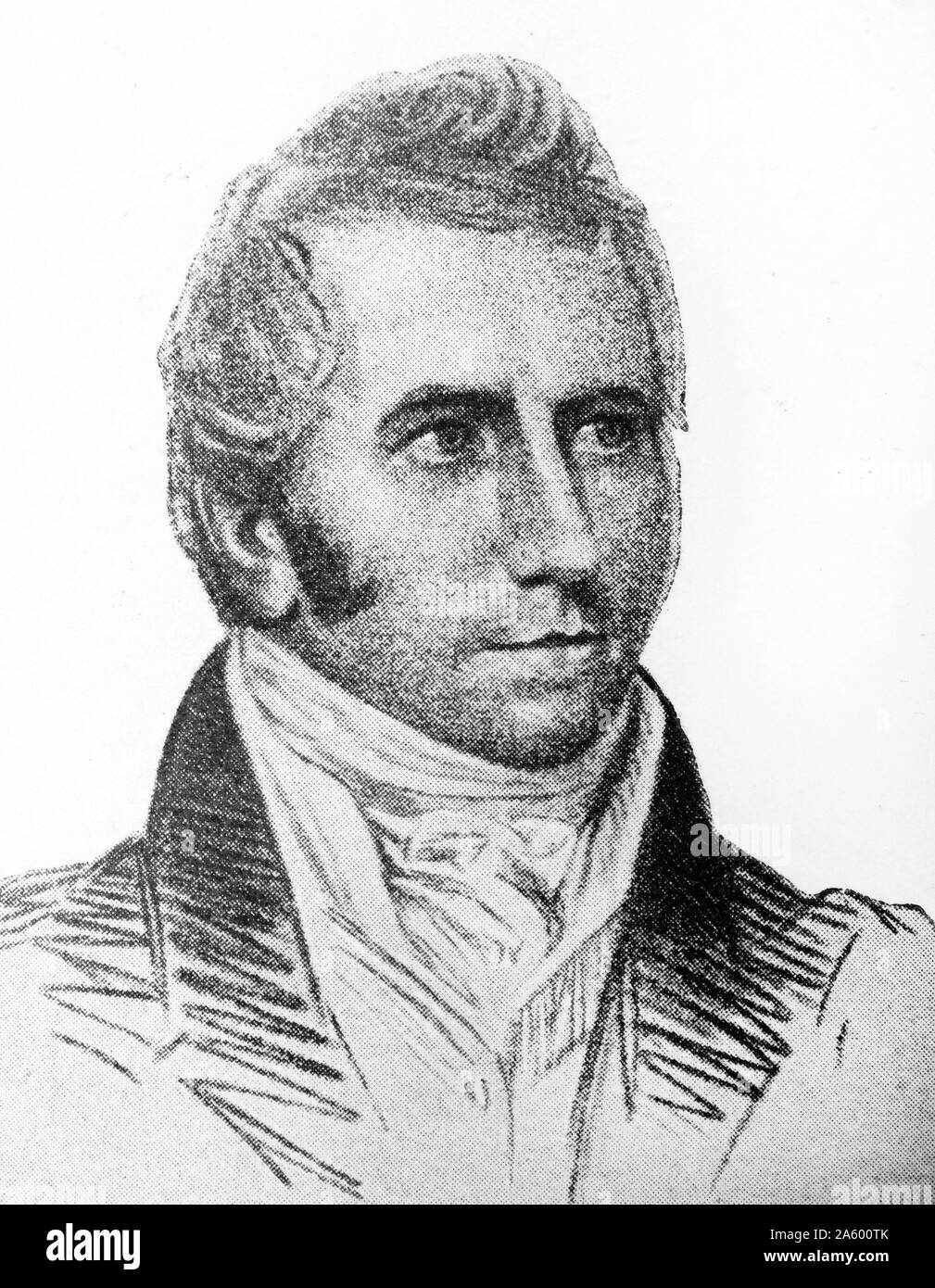 Portrait de William Amherst, comte Amherst (1773-1857) diplomate britannique et administrateur colonial, gouverneur général de l'Inde. En date du 19e siècle Banque D'Images