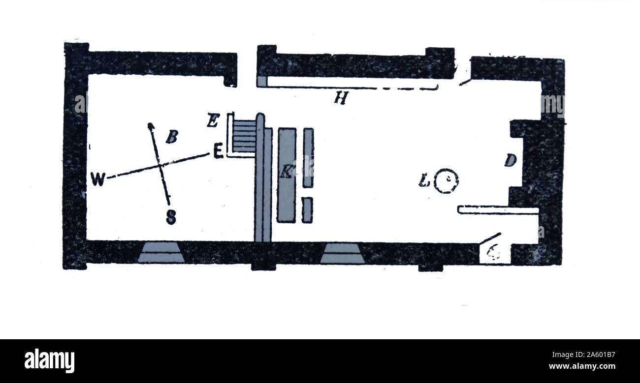 Aménagement intérieur d'une maison du 16ème siècle britannique Banque D'Images