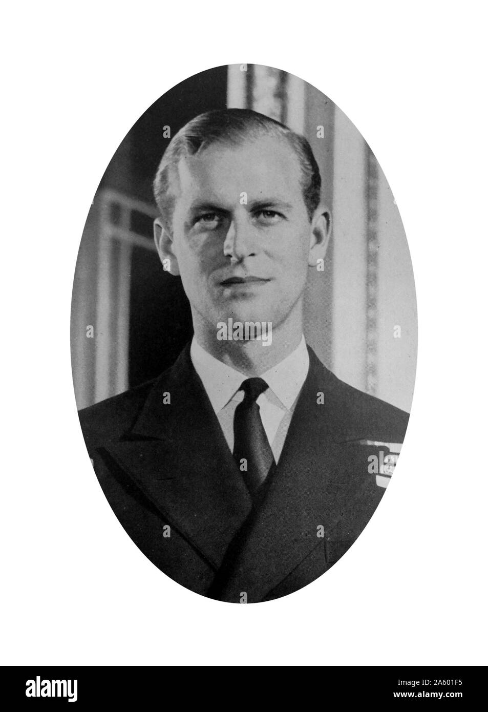 Portrait photographique de Prince Philip, duc d'Édimbourg (1921-) et mari de la reine Elizabeth II Banque D'Images