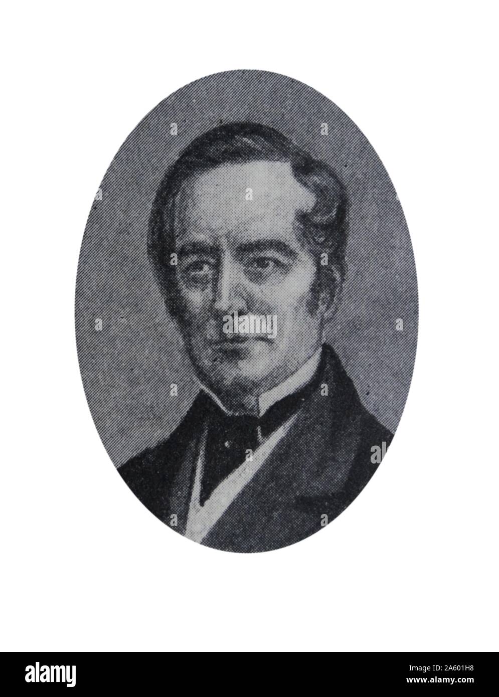 1795-1869 Charles Sturt explorateur britannique de l'Australie en particulier associé à Murray River. Datée 1850 Banque D'Images